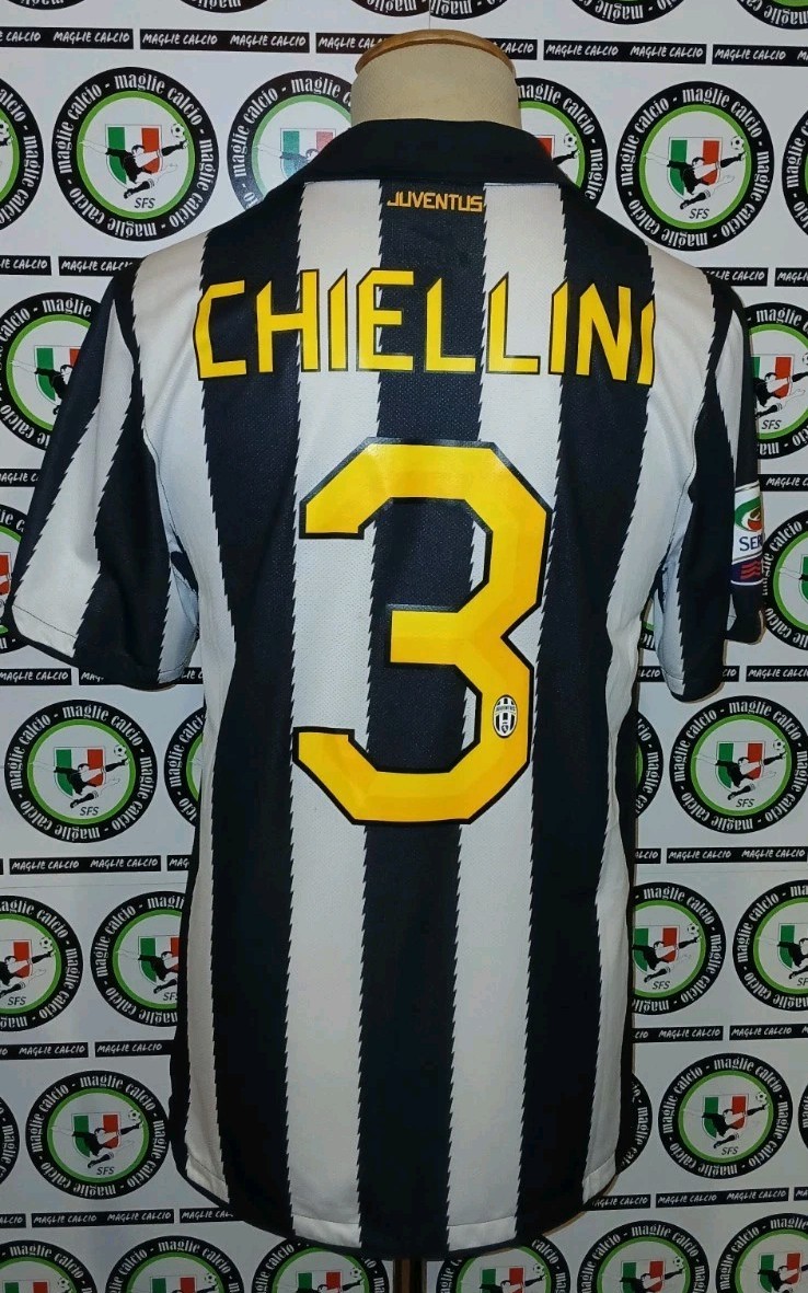 CHIELLINI JUVENTUS 2010/2011 SHIRT MAGLIA CALCIO FOOTBALL SOCCER JERSEY MAILLOT