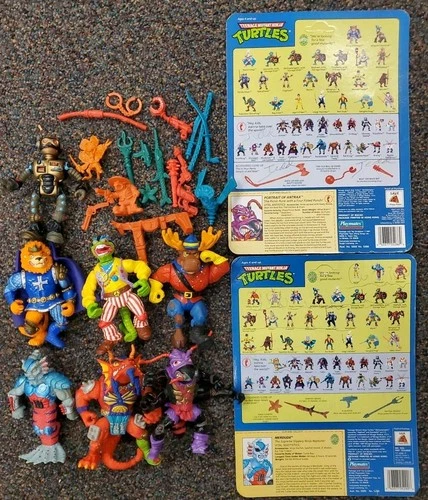 Vintage TMNT Teenage Mutant Ninja Turtles Playmates Figures 80s/90s Lot