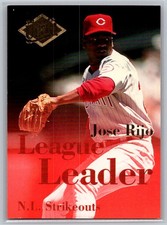 1994 Ultra Baseball League Leaders #10 Jose Rijo - VG - Cincinnati Reds