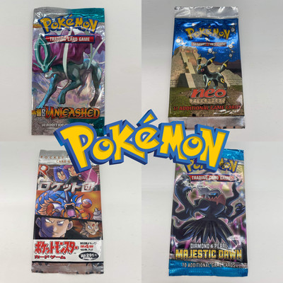 Pokémon Booster LEER EMPTY zum aussuchen, 1st Edition, Platinum, HS, EX, D&P etc