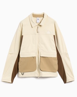 Nike ACG Smith Summit UV Jacket Long Sleeve Beige Tan Brown HV0598-229 Mens size