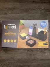 Bostitch Konnect 4-piece Wireless Charging Desk Organizer Kit NEW Sealed