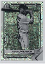 2021 Bowman Chrome Black & White Mini-Diamond Refractor Shalin Polanco 1k2s