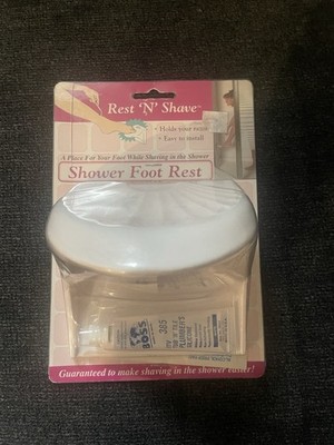 Rest N Shave The Original Shower Foot Rest Sea Shell
