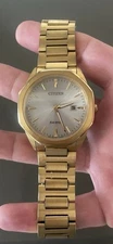Citizen Eco-Drive Men's Gold-Tone Wristwatch