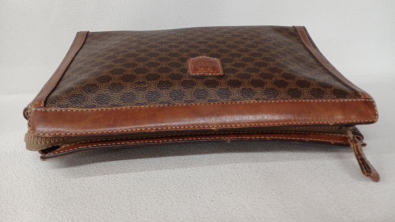 Second Bag Model Macadam Pattern Brown Retro Cond… - image 5