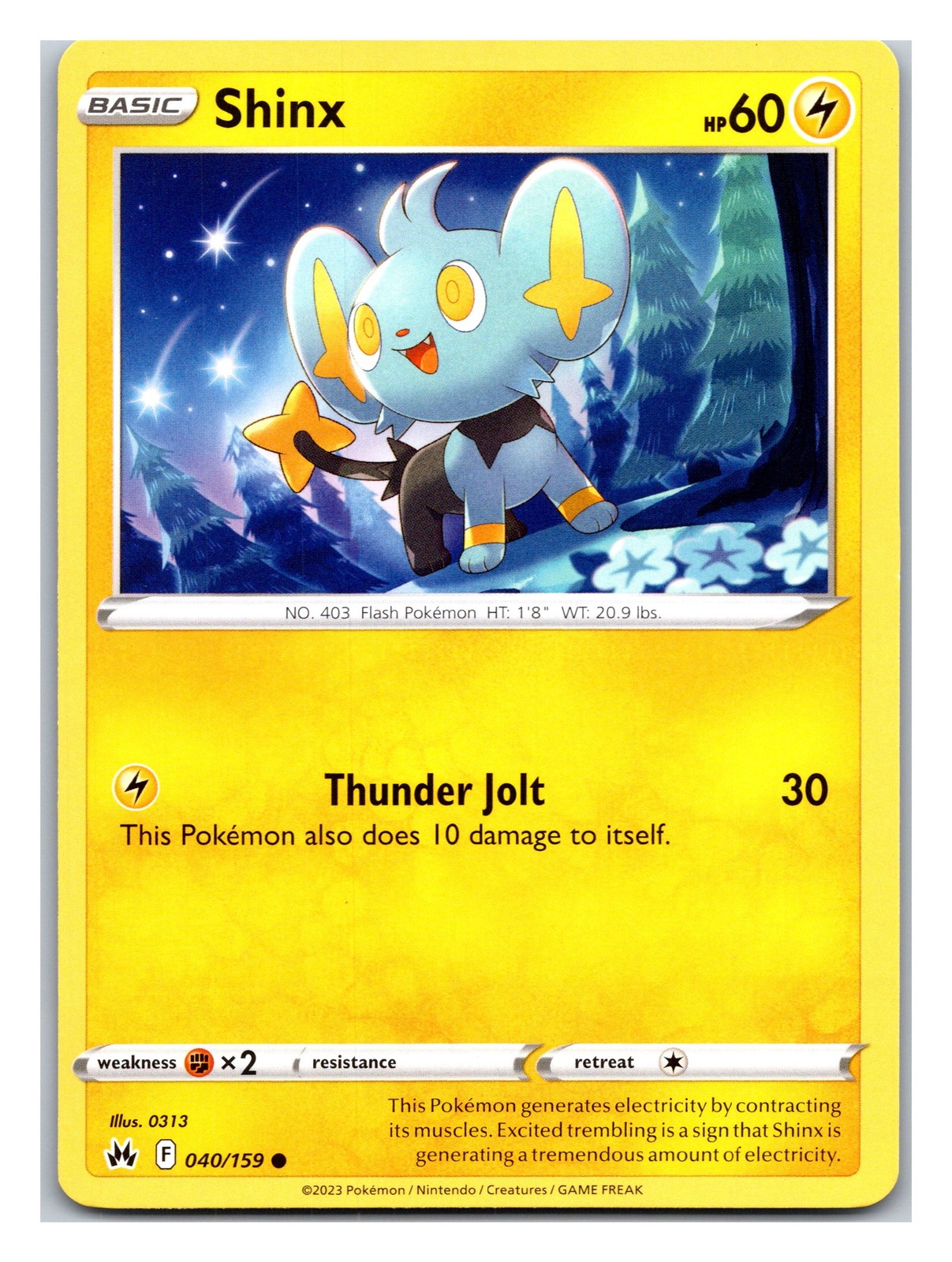 Crown Zenith #040/159 Shinx (40)