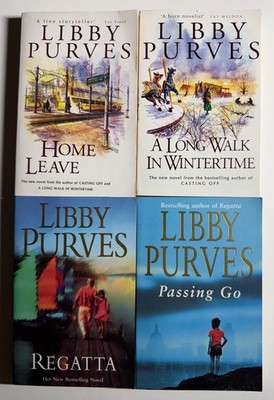 Libby Purves 4 Book Bundle Regatta Home Leave Long Walk in Wintertime Passing Go