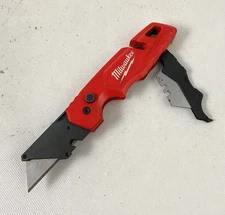 🌟Milwaukee Fastback Folding EDC Pocket Utility Knife w/ Blade Storage +5 Razors