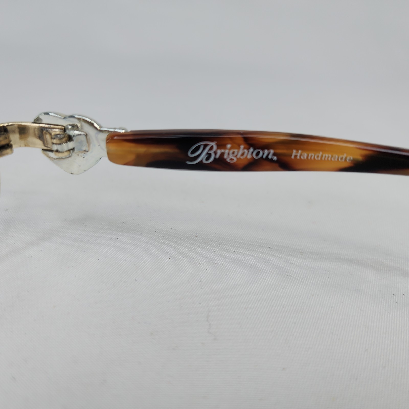 Brighton Princess of Hearts Glasses Frames SG828 Tortoise Gold Oval 49-17-135 thumbnail 8