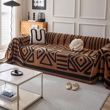 VanderHOME Copridivano in ciniglia, Foulard divano,Coperta Decorativa