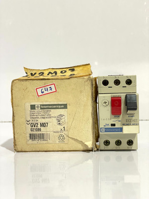 TELEMECANIQUE GV2M07 MOTOR PROTECTION CIRCUIT BREAKER 1.6-2.5AMP FAST SHIPPING