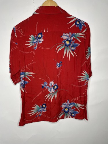 Vtg Islander Hawaiian Shirt Mens Sz. L Short Sleeve All Over Print - Picture 4 of 8