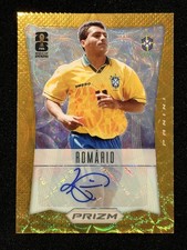 2026 Panini Prizm Fifa World Cup 2012 Throwback Auto Romario Gold /10 Brazil