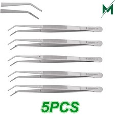 5 Premium Grade College/Cotton Dressing Pliers 6" Tweezers Dental Instruments