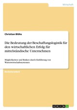 Christian Blöhs | Die Bedeutung der Beschaff...