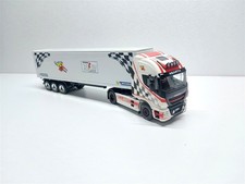 Camion Iveco Stralis XP570 Hi-Way Trasporter Abarth Fiat Racing 1/43 Artigianale
