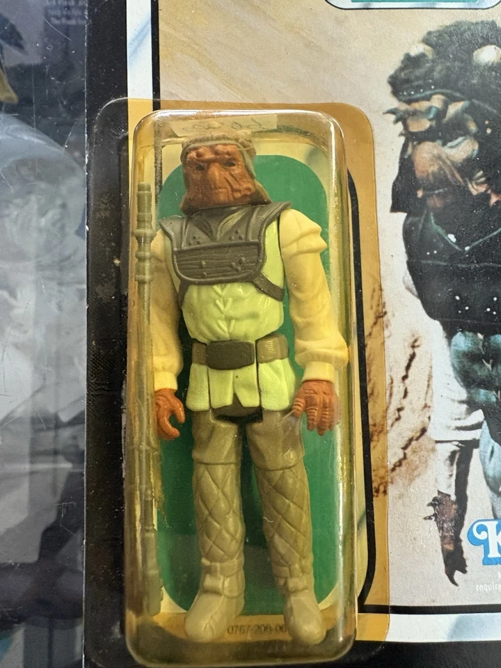 Figura de acción Nikto Star Wars 1983 Kenner Sin usar, en caja, Return Jedi SELLADA Jabba Hutt BMC1 Foto 3 de 4