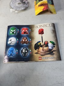 LEGO Bionicle Technic Tahu 8534 Cmp Canister W/ Manual/Disc/Poster  2001