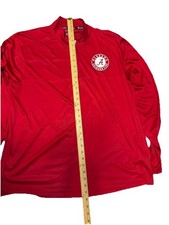 Champion 2XL Alabama Crimson Tide Red Quarter Zip Pullover Athletic Top NCAA