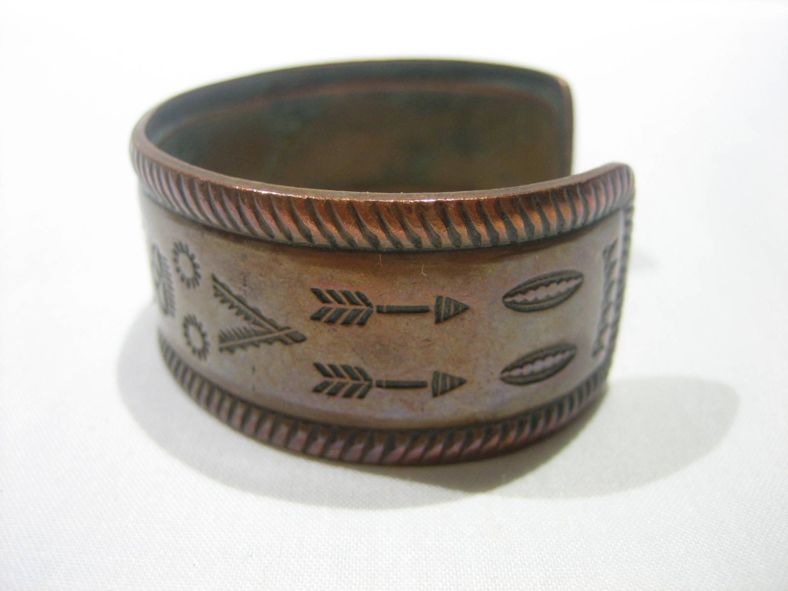 Vtg Solid Copper Navajo Native American Southwest… - image 2