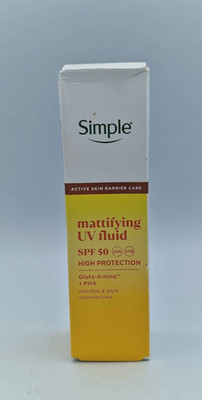1X 40ML einfache mattierende UV-Flüssigkeit mit LSF 50 - NEU UK LAGER