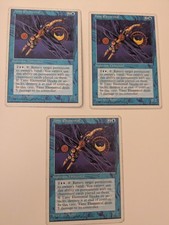 Time Elemental MTG Core Set 4th Edition Regular X3