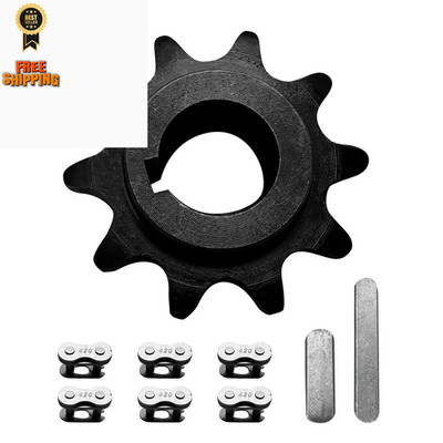 10 Tooth with 5/8'' Bore #40 41 420 Chain Sprocket for Coleman CT200U 1(pack) 