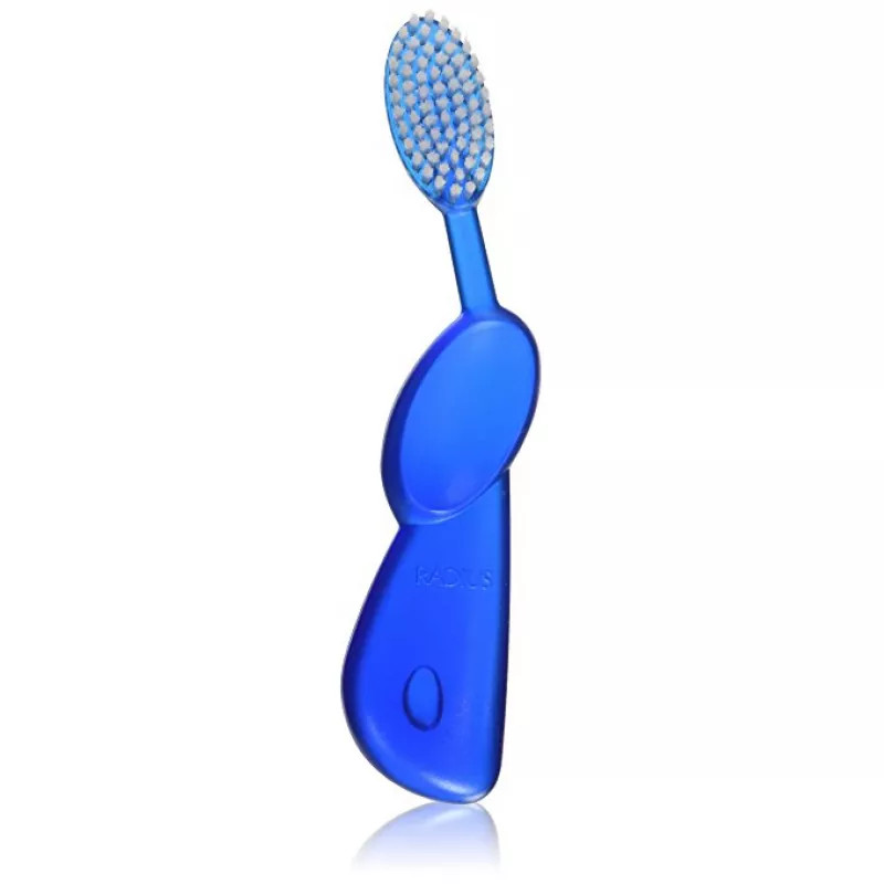 Radius Original Left Hand Toothbrush, Soft Bristles, Adult, 