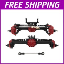Red Nylon Portal Axles Upgrade for Axial II 1/10 RC Crawler