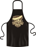 GrillschüRze, KochschüRze, KüChenschüRze, Bbq Grill Em All, Rahmenlos®Art. 2953