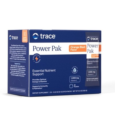 Trace Minerals Electrolyte Stamina Power Pak Orange Blast 30 Packets