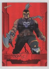 2024 Skybox Marvel Metal Universe Avengers High Series PMG Red 74/100 Ares 0he