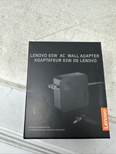 Lenovo 65W Charger - AC Wall Adapter GX20L29355 black - NEW/OPEN BOX/FREE SHIP 