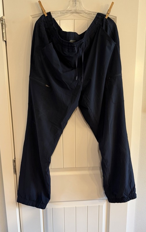Eddie Bauer Pants Women's 18 navy blue Flannel Lined Hiking Outdoor  NWT