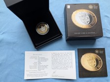 The Royal Mint - 2013 Silver Proof 350th Anniversary of the Guinea Gold plating