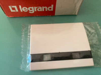 Interrupteur Legrand Sagane Doigt Simple Double Voyant Kozi Opalis - Pièce électrique D'occasion