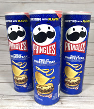 Pringles Philly Cheesecake Flavored Potato Crisps Chips 5.5oz 3pack Exp 7/26