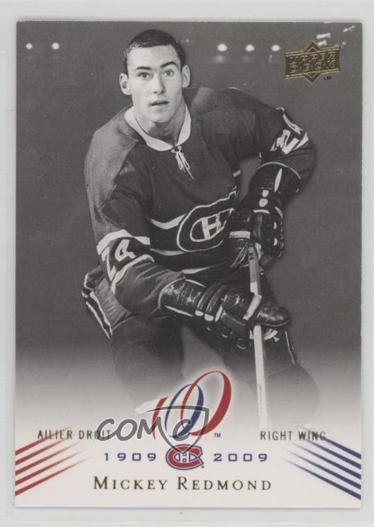 2008-09 Upper Deck Montreal Canadiens Centennial Set Mickey Redmond #5 2d8