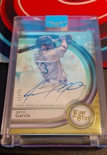 2025 Topps Five Star - Autographs Adolis Garcia #FSA-AG Aqua 11/75 (AU)