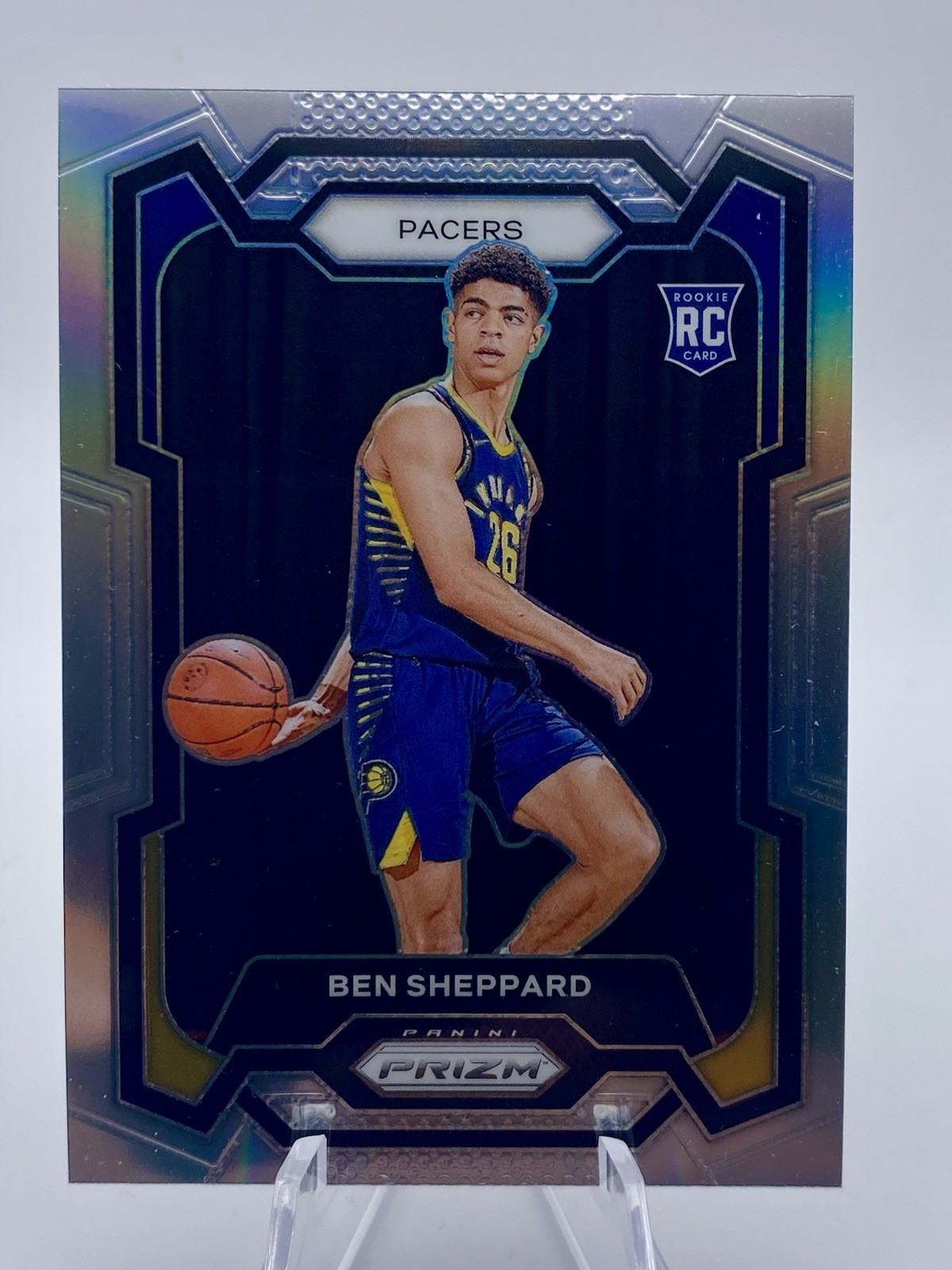 Ben Sheppard 2023-24 Panini Prizm Silver Prizm Rookie RC #172 Indiana Pacers