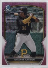 2023 Bowman Chrome Prospects Mega Box Pink Mojo Refractor Termarr Johnson 0yb8