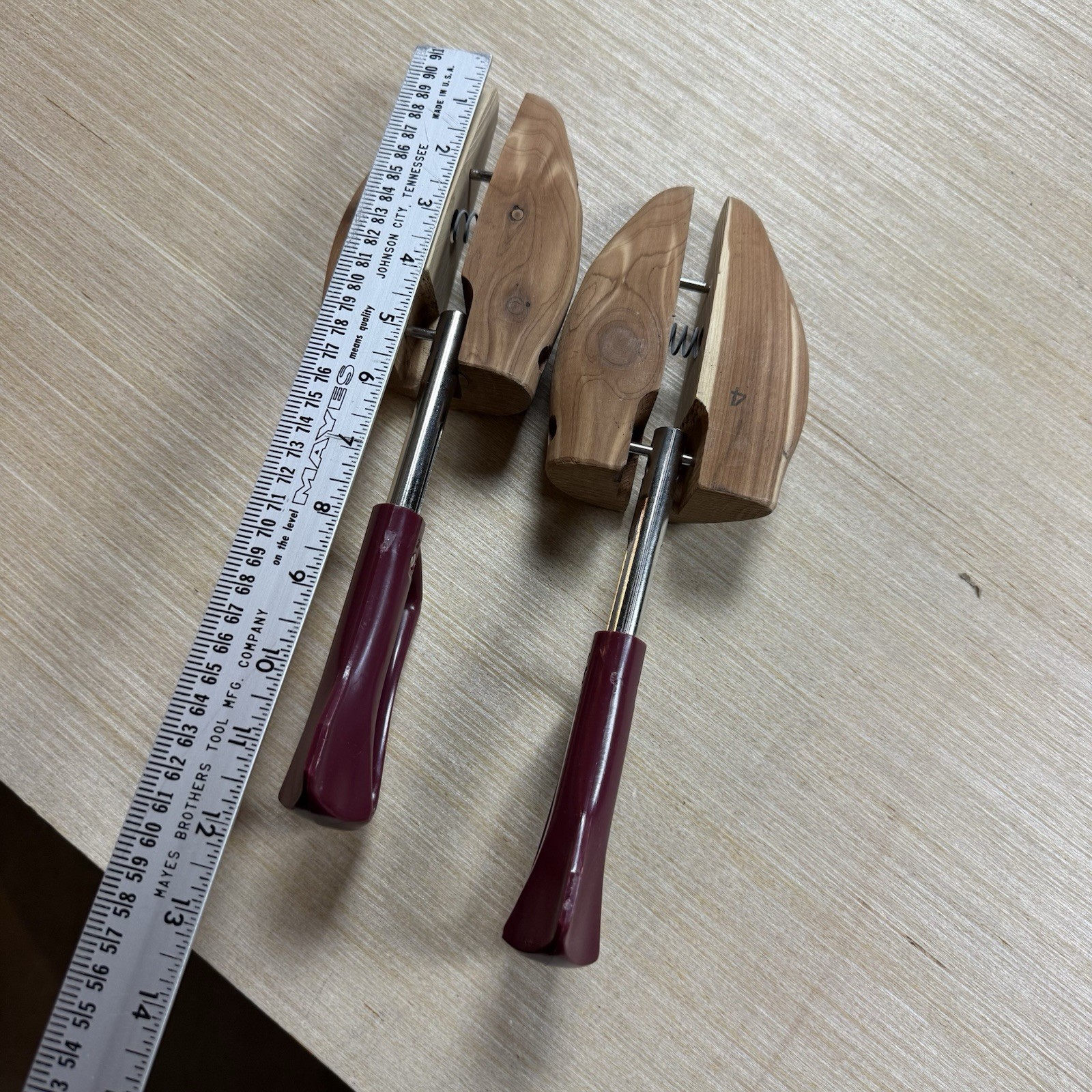 Vintage Wood Shoe Trees Keepers Shapers Boot Size 4 Chernin’s Shoes