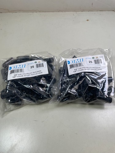 1/2" Pex 90 Elbow (50 Pack) BMI F1960 Poly Expansion 90 Degree Elbow 50pcs