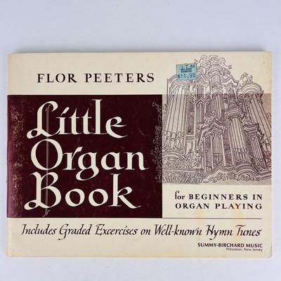 Flor Peeters Little Organ Book for Beginners in Organ Playing 1957
