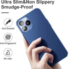 Ultra Thin Matte Case For iPhone 17 16 15 14 Pro Max 13 12 Shockproof Hard Cover