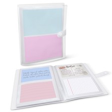 BEAGERUO Index Card Holder, Holds 200 Cards, 4  x 6  x 6  , Clear