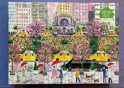 Galison Puzzle von Michael Storrings - Frühling auf der Park Avenue - 1000 Teile Puzzle