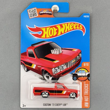 2016 Hot Wheels Custom '72 Chevy Luv Truck Red HW Hot Trucks 8/10 148/250