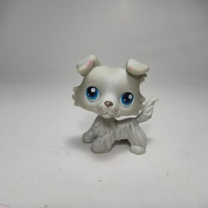 Petshop 363 Authentic Chien Colley Collie dog LPS Hasbro 2007